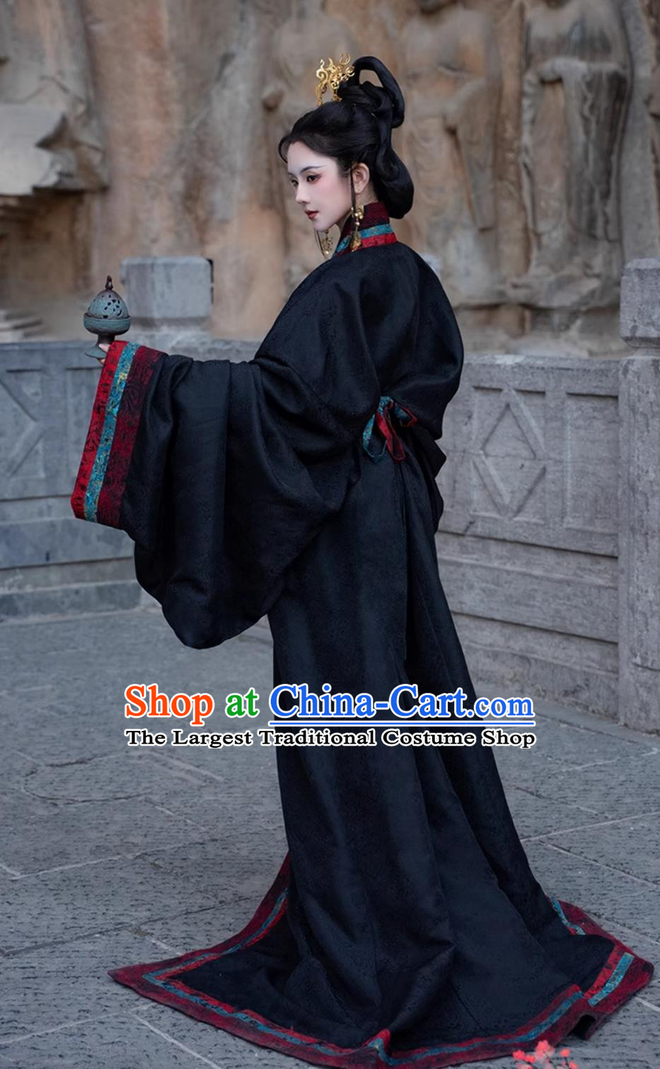 Traditional Chinese Hanfu Warring States Robe Ancient China Royal Princess Dress Qin Dynasty Woman Historical Costume