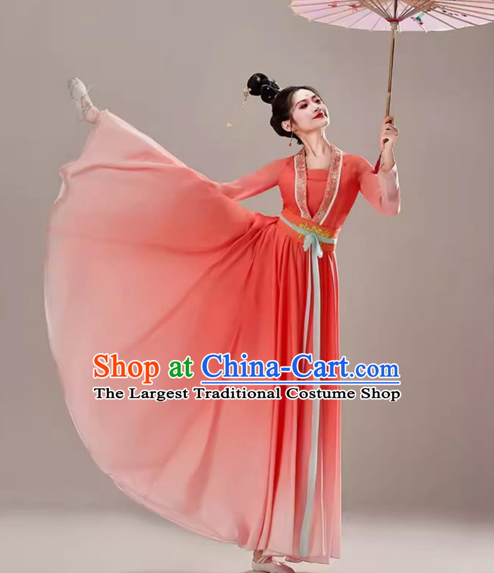 A Dream of Splendor Hanfu Chinese Classical Dance Dress Fairy Umbrella Dance Costume