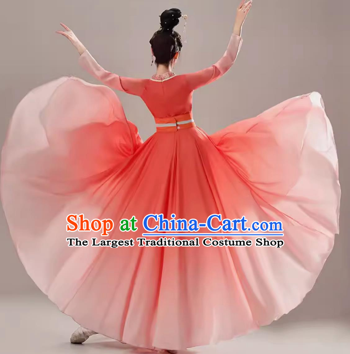 A Dream of Splendor Hanfu Chinese Classical Dance Dress Fairy Umbrella Dance Costume
