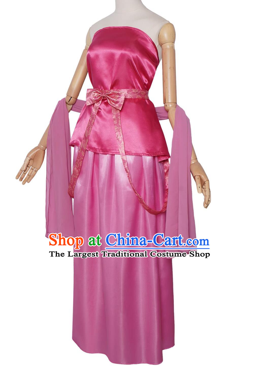 Nezha  Devil Child Chaos At Sea Cosplay Costume Jie Sect Moon Tour Star Lord Stone Ji Madam Pink Dress Set