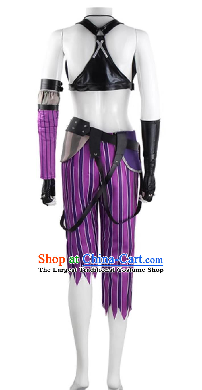 Arcane Cosplay Costume Jinx Powder The Loose Cannon Lolita Anime Cosplay Outfit