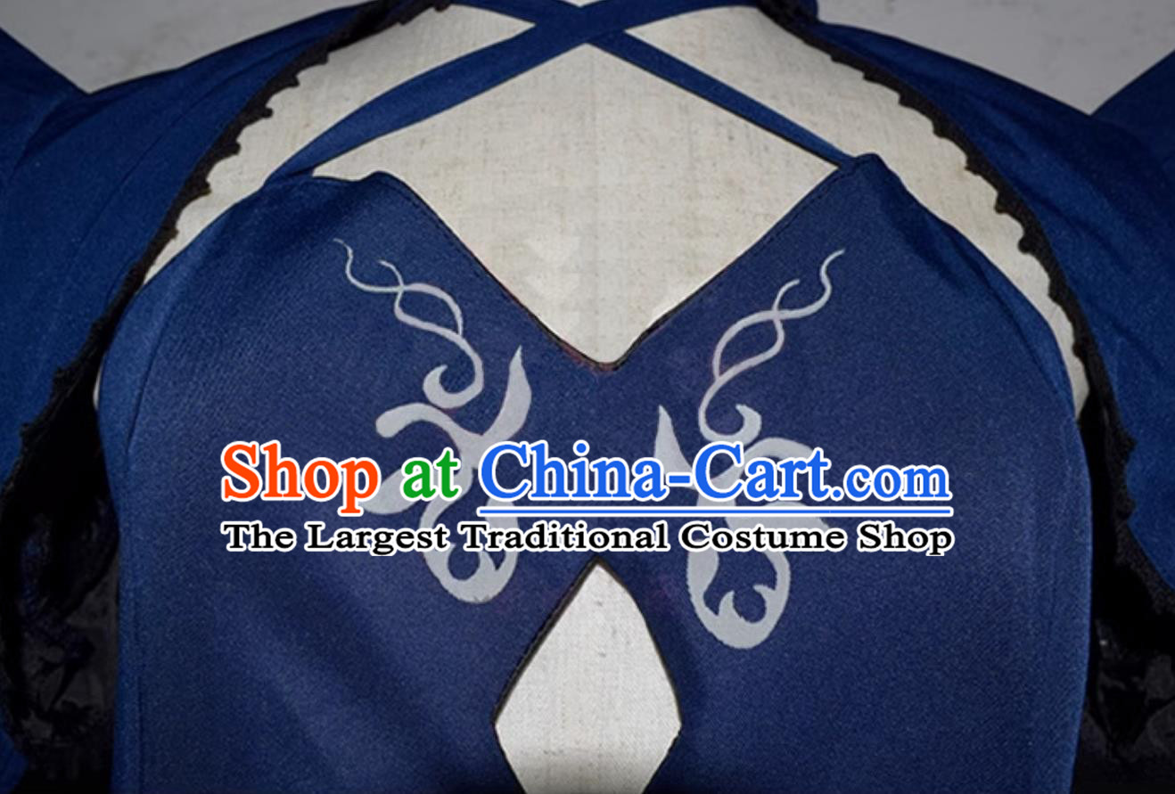 Fate Stay Night Cosplay Costume Altria Pendragon Saber Dress Swordsman Outfit Holy Grail War Anime Cosplay