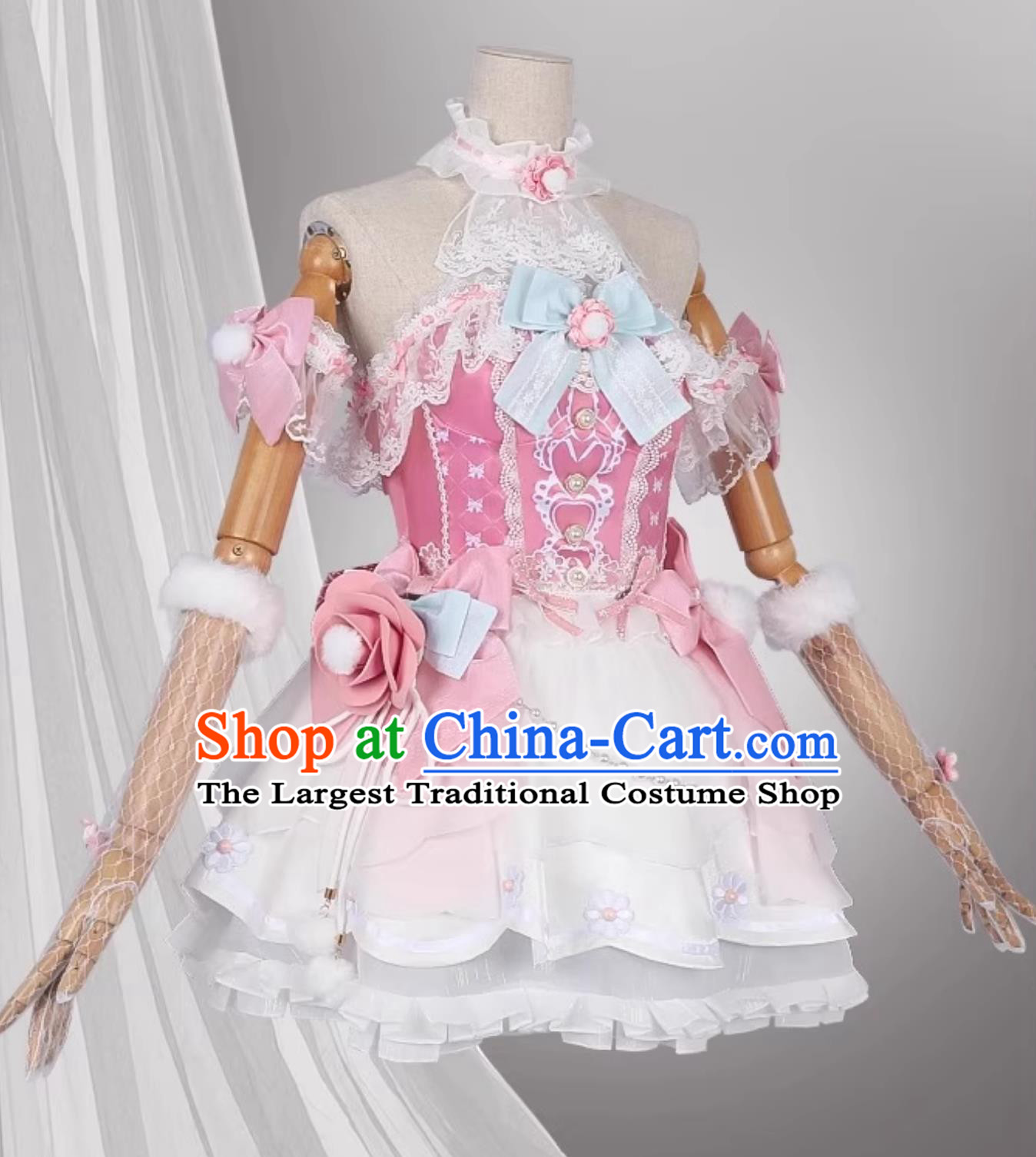 Xi La Cos Dress My Melody Naraka Bladepoint Sanrio Collaboration Clothing Female Cosplay Costume