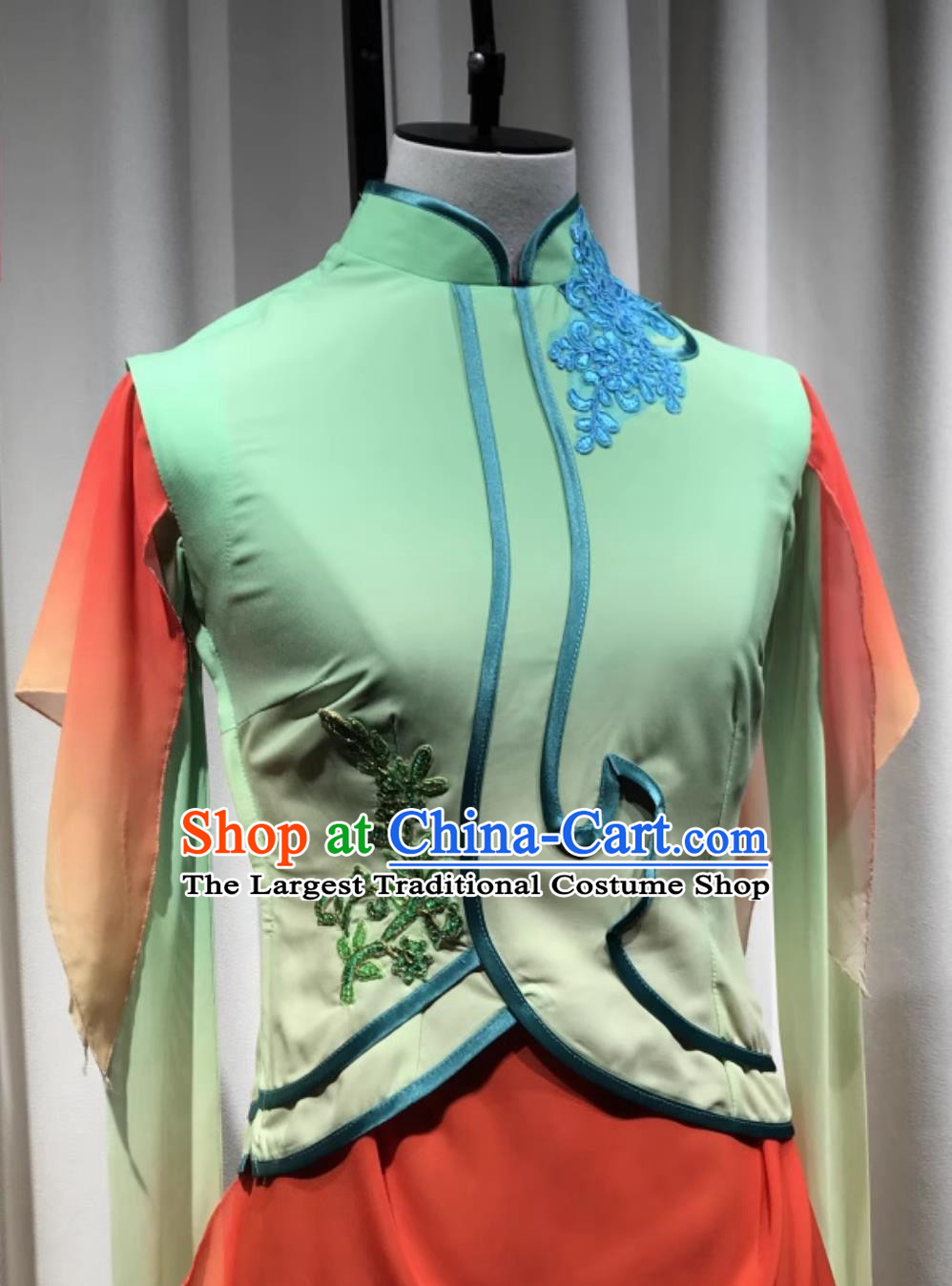 Chinese Folk Dance Lotus Award Costume Grandma Field Outfit Northeast China Yangko Dance Performance Attire