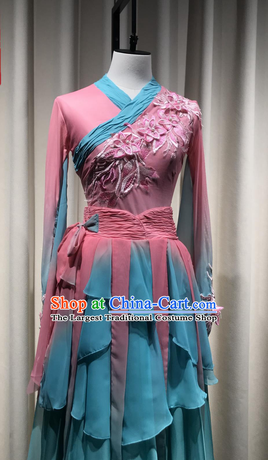 Group Dance Female Art Exam Dress Huan Yu Qing Ge Han Tang Classical Dance Costume Fairy Large Swing Dance Attire