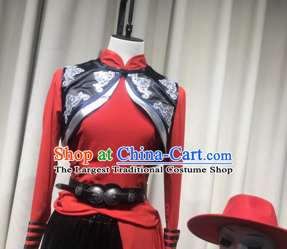 Mongolian Group Dance Costume For Stepping Into The Light Chinese Lotus Award Ethnic Folk Dance Performance Attire