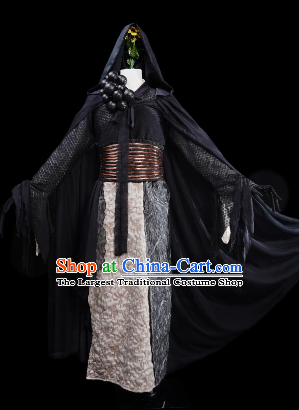Xianjian Three Evil Sword Immortal Clothing Ancient Dark Villain Costume Chinese Cosplay Xianjian Qixia Zhuan Outfit