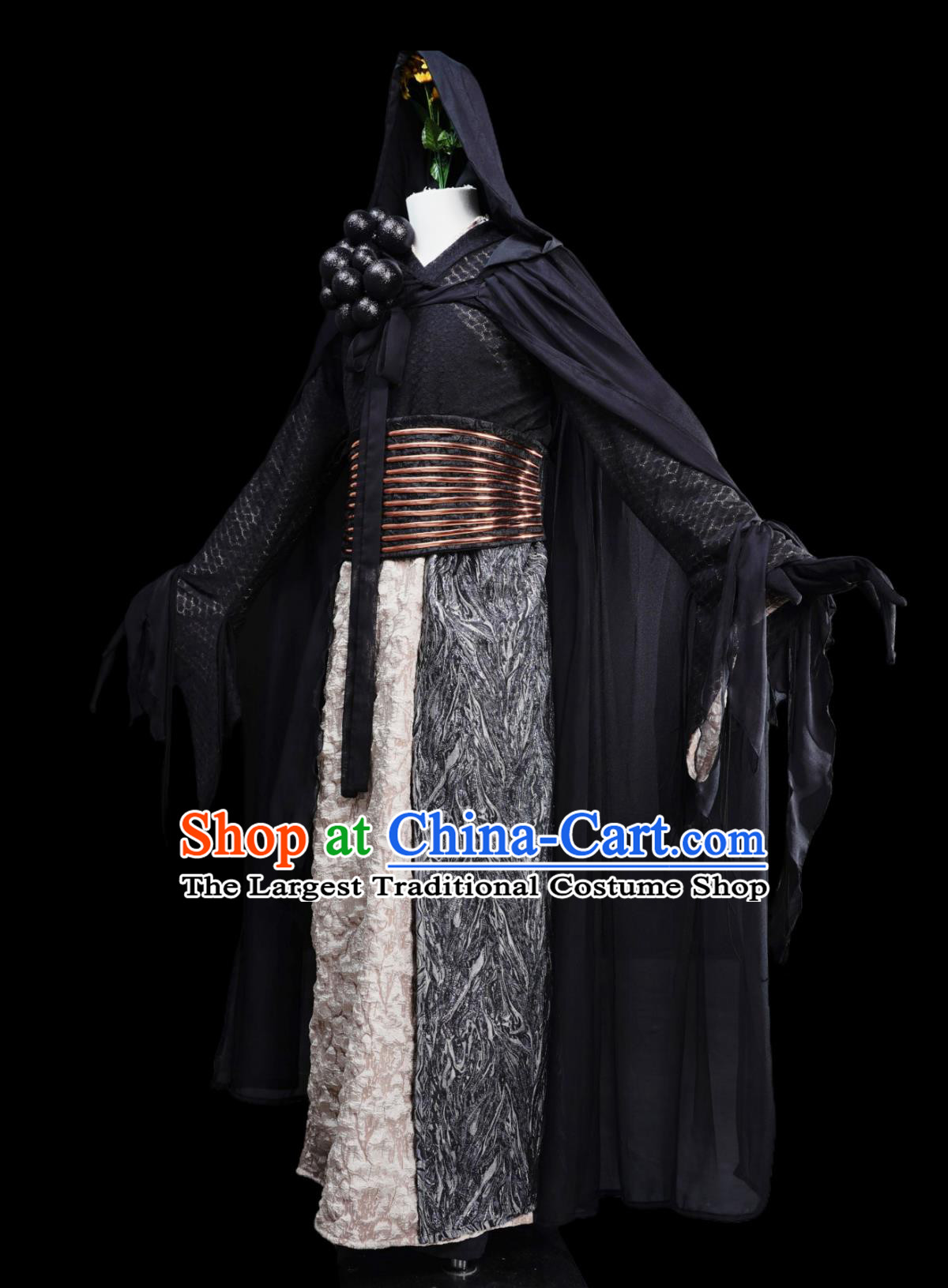Xianjian Three Evil Sword Immortal Clothing Ancient Dark Villain Costume Chinese Cosplay Xianjian Qixia Zhuan Outfit