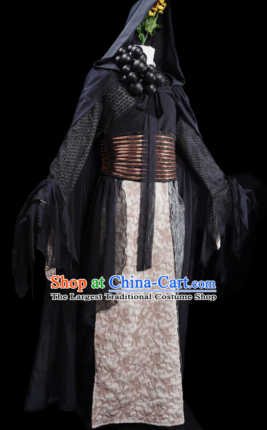 Xianjian Three Evil Sword Immortal Clothing Ancient Dark Villain Costume Chinese Cosplay Xianjian Qixia Zhuan Outfit