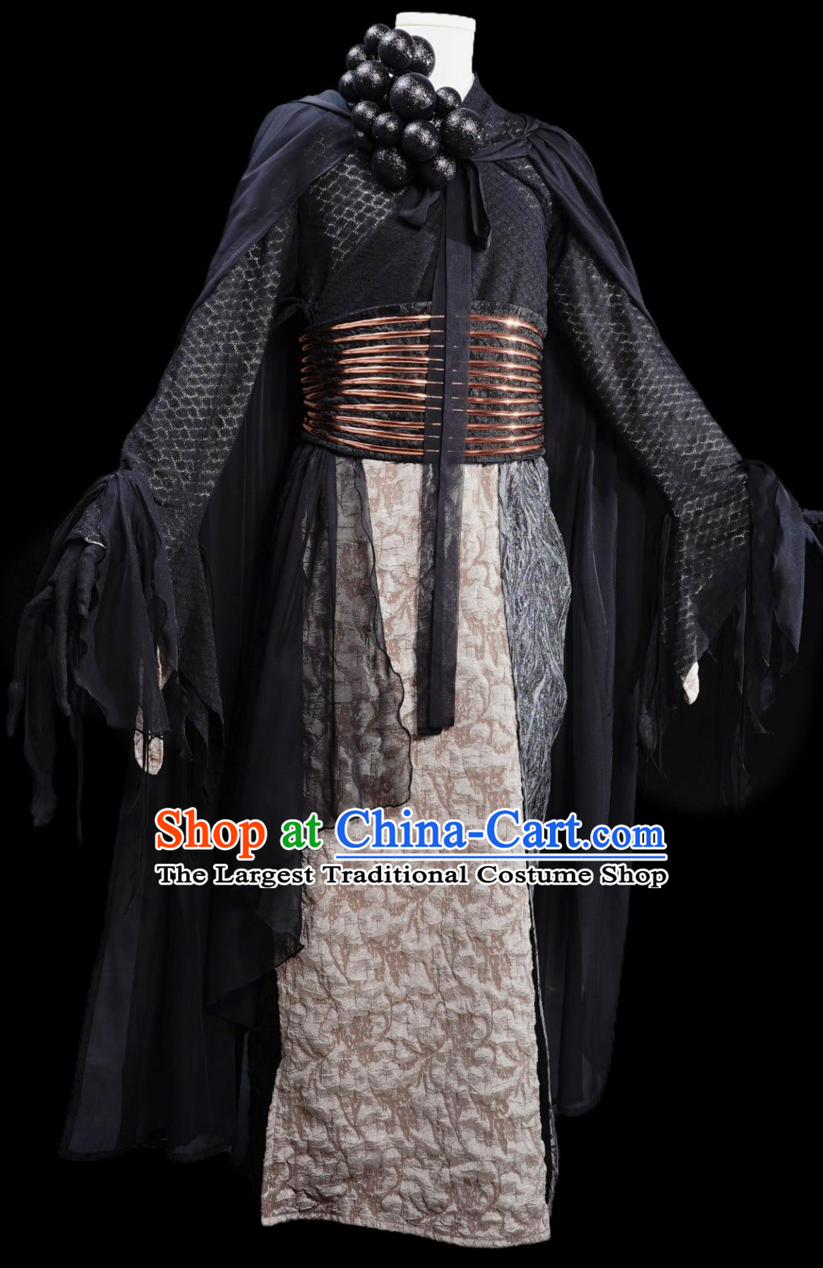 Xianjian Three Evil Sword Immortal Clothing Ancient Dark Villain Costume Chinese Cosplay Xianjian Qixia Zhuan Outfit