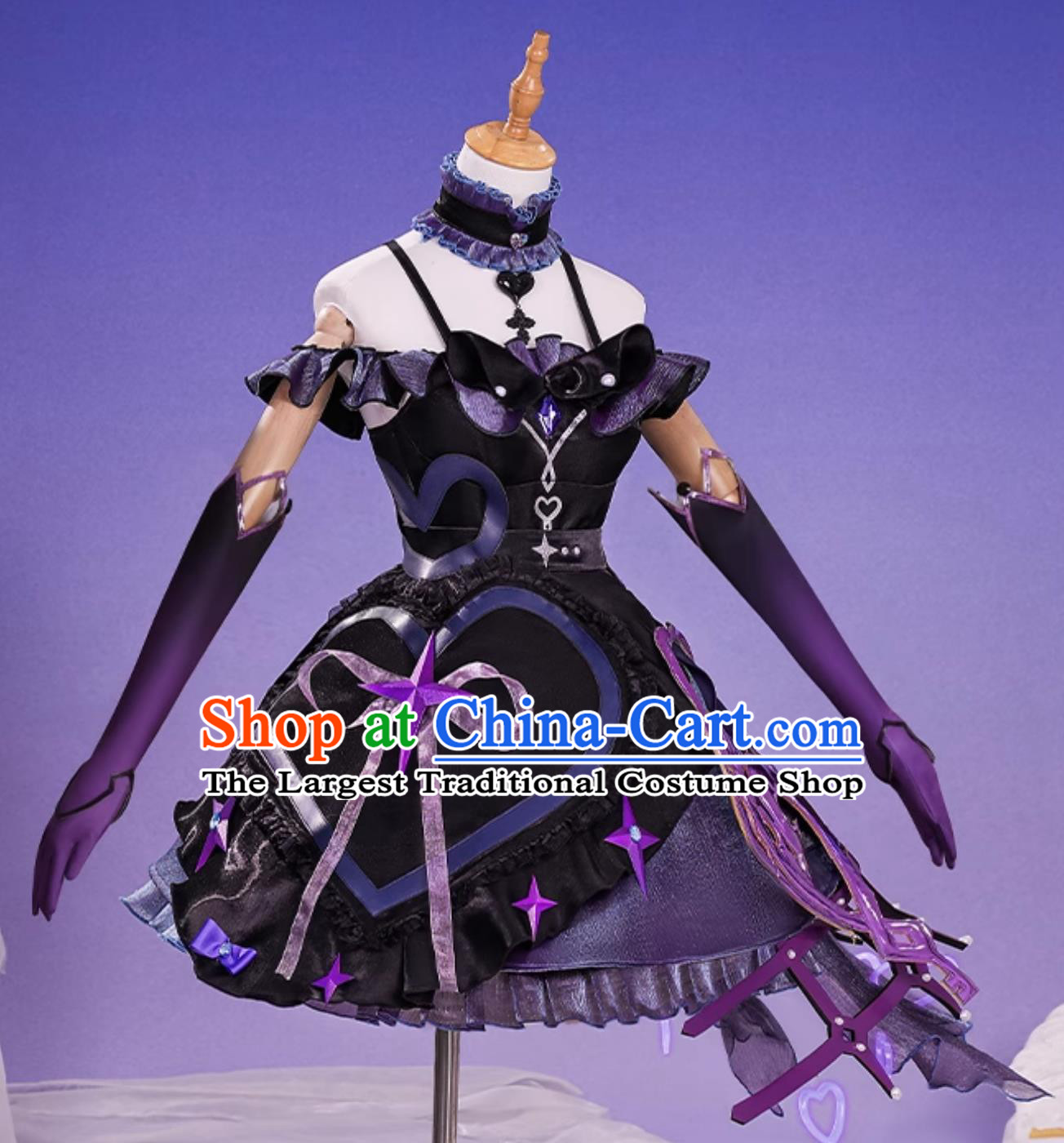Honor Of Kings Sanrio Angela Kuromi Star Cosplay Costume Cosplay Outfit Female Clothing