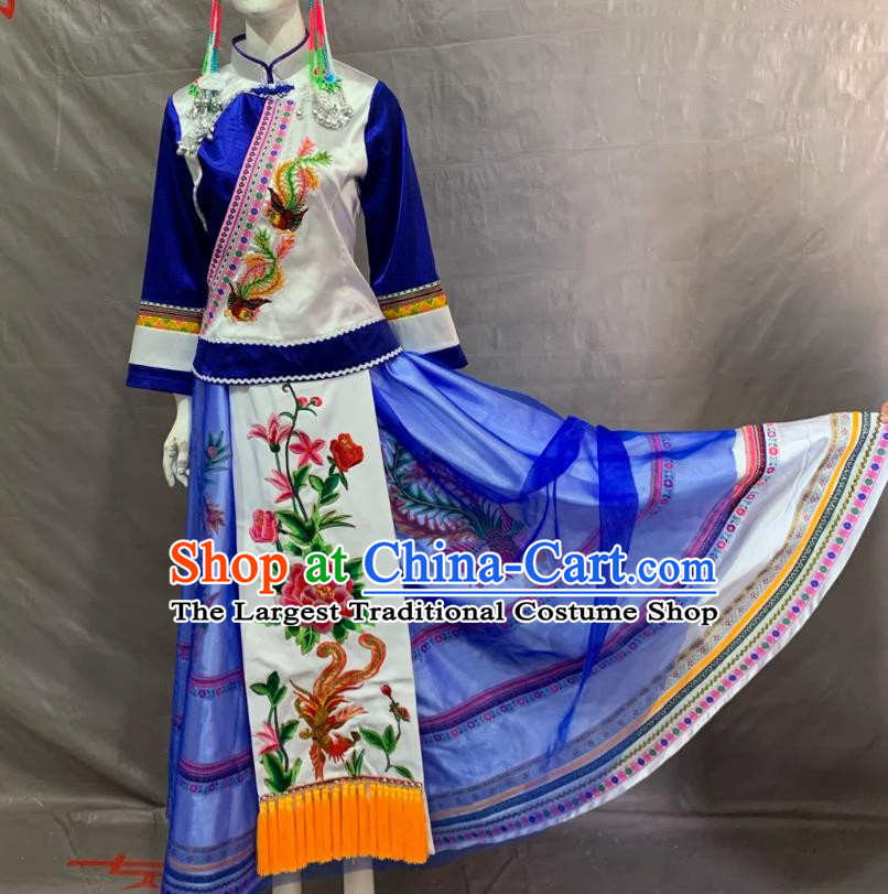 She Ethnic Clothing Women Minority Performance Wear Chinese National Costume Dance Outfit