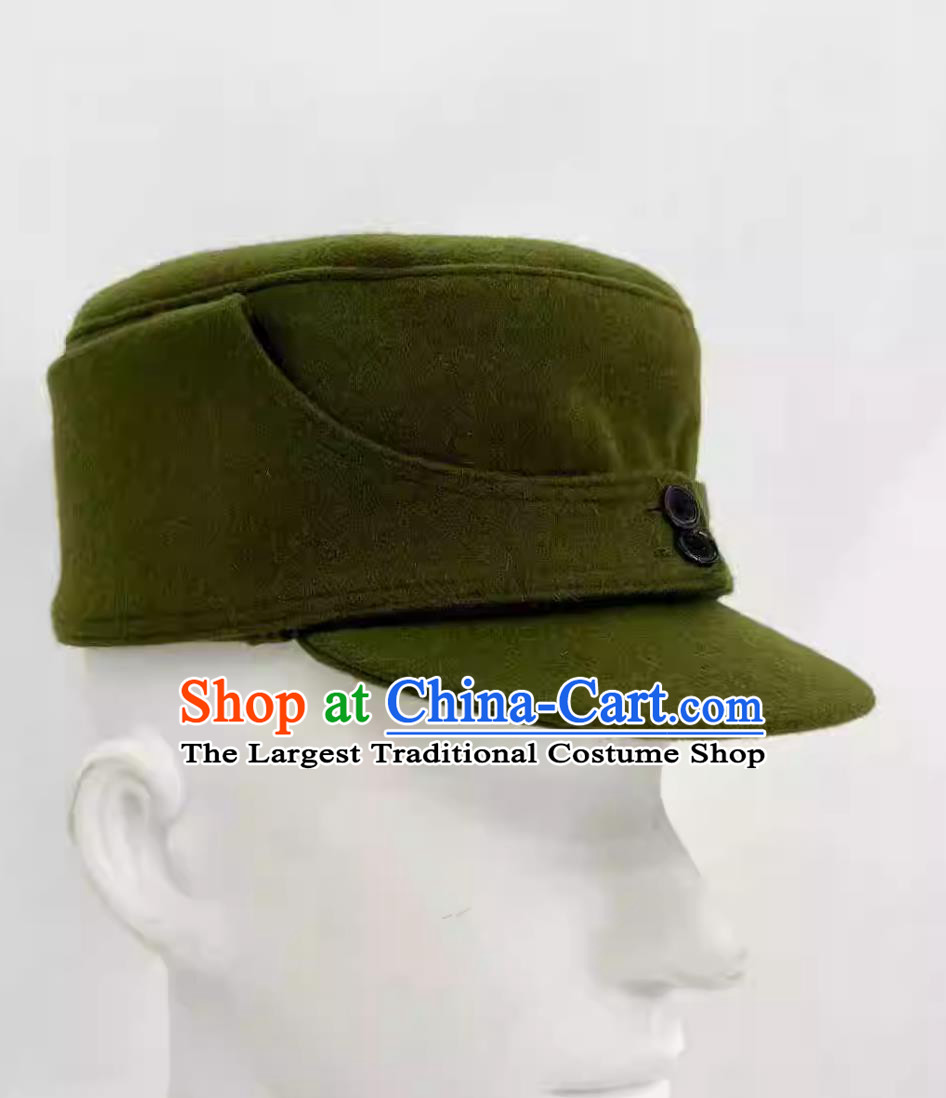 Northeast Field Army Winter Field Cap Chinese Historical Replica Soldier Hat