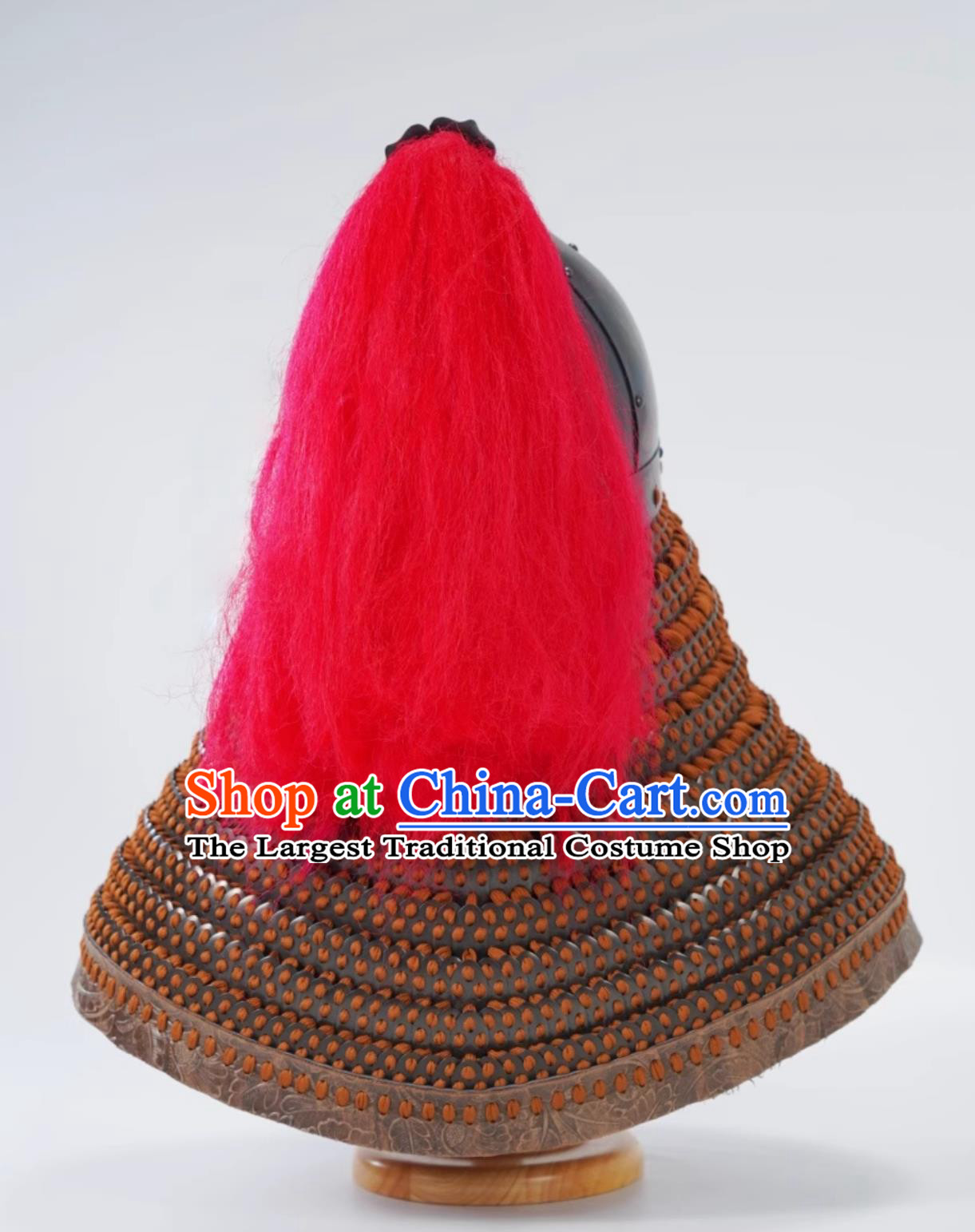 Chinese Armor Song Dynasty Helmet Eight Petal Helmet Reinforced Neck Guard Hand Forged Helmet Dou Mou
