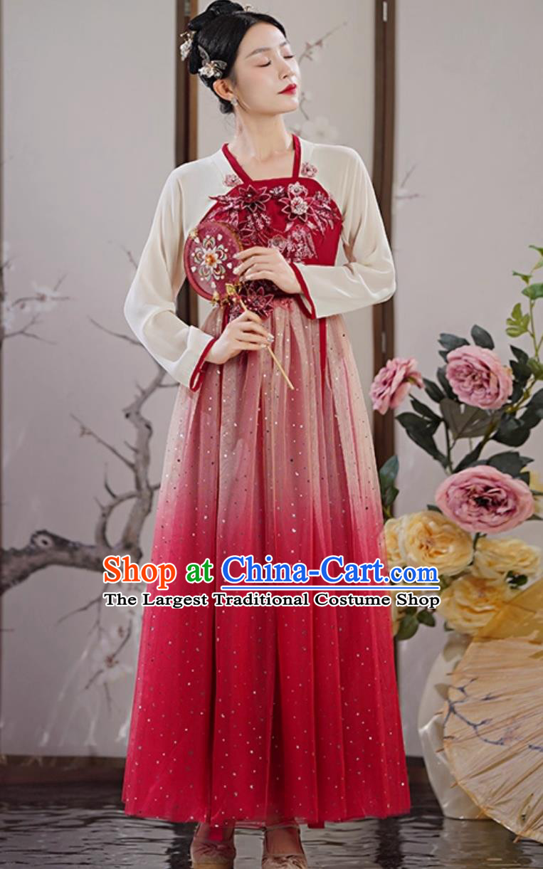 Hanfu Women Modified Ancient Dress Chinese Classical Dance Costume Traditional Performance Clothing