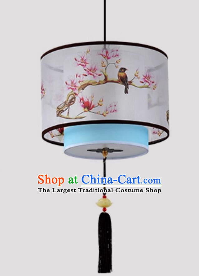 Chinese Restaurant Pendant Light LED Lamp Living Room Entryway Corridor Vintage Flower Bird Lantern Antique Style Lighting