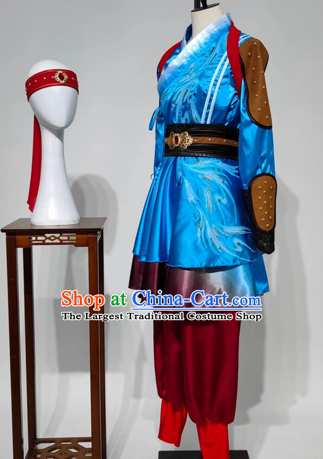 Chinese Style Dance Cuju Heroine Performance Costume Lotus Award Youth Ancient Group Dance Attire