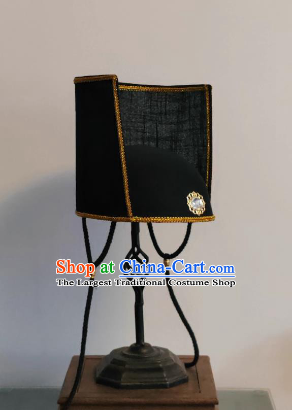 Ming Dynasty Eunuch Hat Historical Headwear Chinese Court Cap Imperial Servant Headpiece