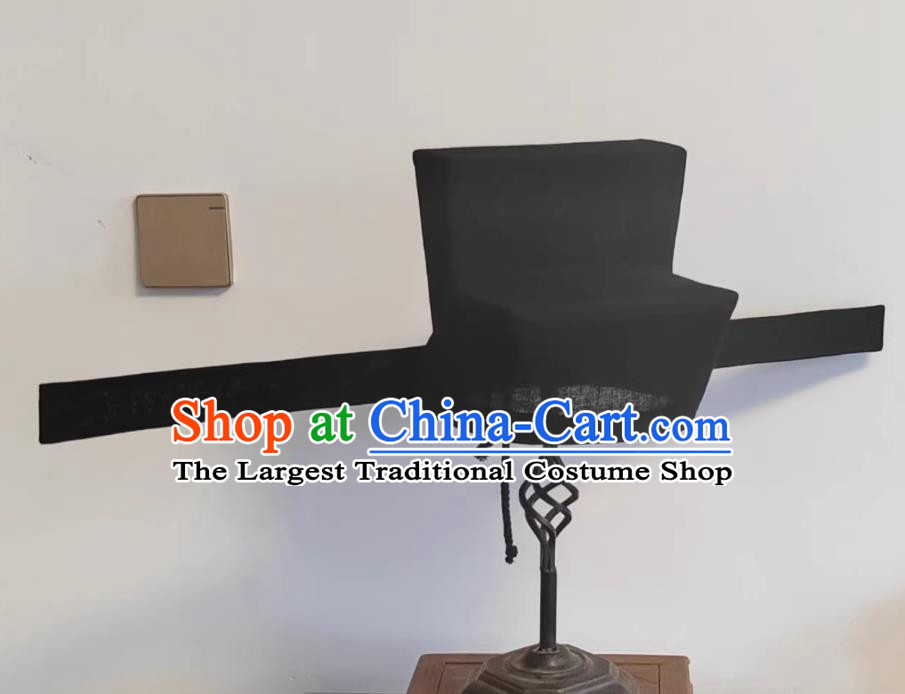 Song Dynasty Prime Minister Hat Historical Chinese Headwear Official Crown TV Drama Costume Headpiece