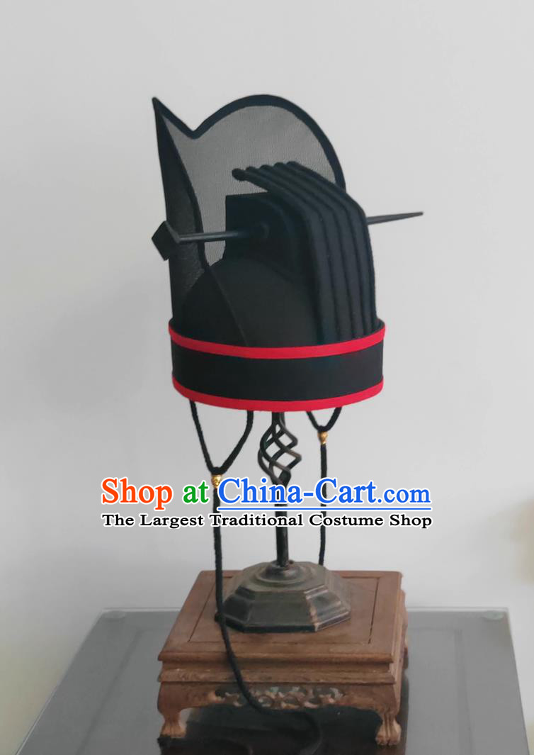 Tang Dynasty Jinxian Crown Ancient Chinese Official Hat Historical Costume Traditional Hanfu Headwear