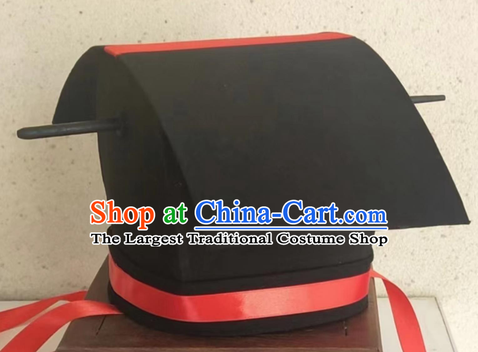 Qin Han Official Hat Stage Performance Costume Chinese Wedding Headpiece Ancient Court Crown Traditional Ceremonial Headwear