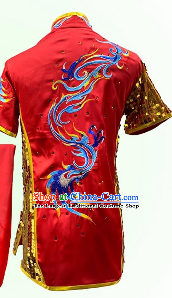 Premium Long Fist Wushu Competition Performance Outfit Martial Arts Changquan Costume For Kids Men Women