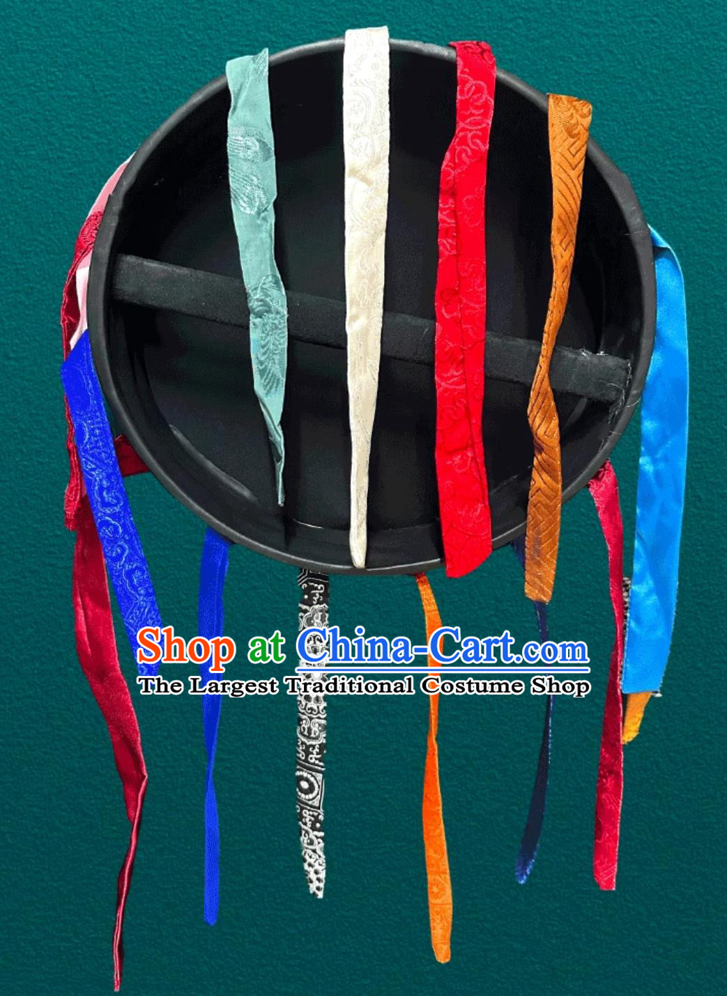 Imitation Sheepskin TwoDeity Drum Mongolian Ritual SingleSided Drum Shaman Performance Dance Drum