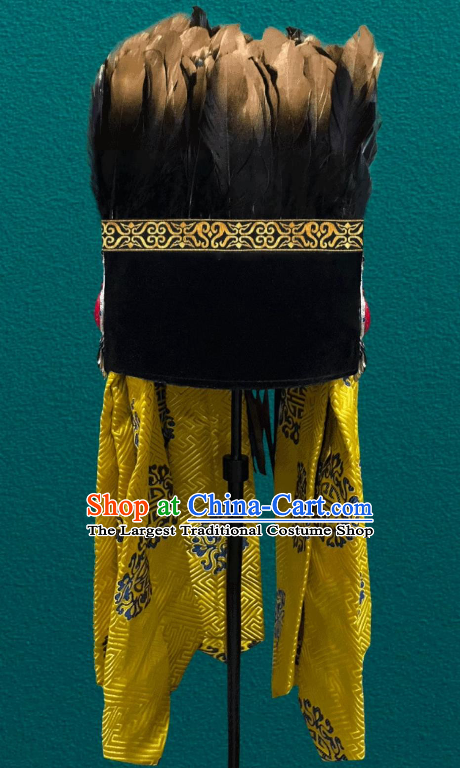 Mongolian Traditional Performance Hat Blessing Ceremony Shaman Hat