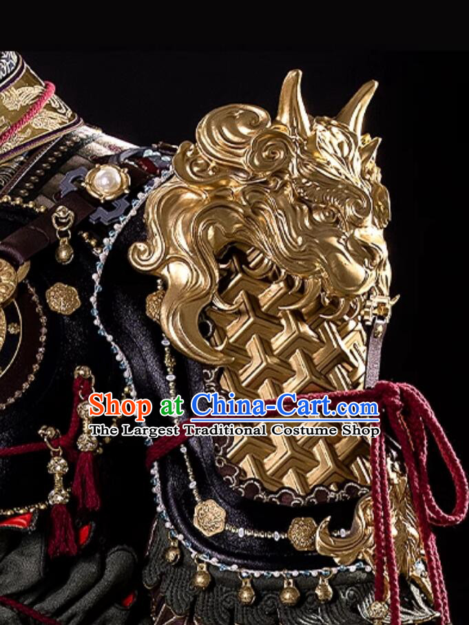 Black Myth Wukong Costume Handsome Monkey King Armor Cosplay Halloween Clothing