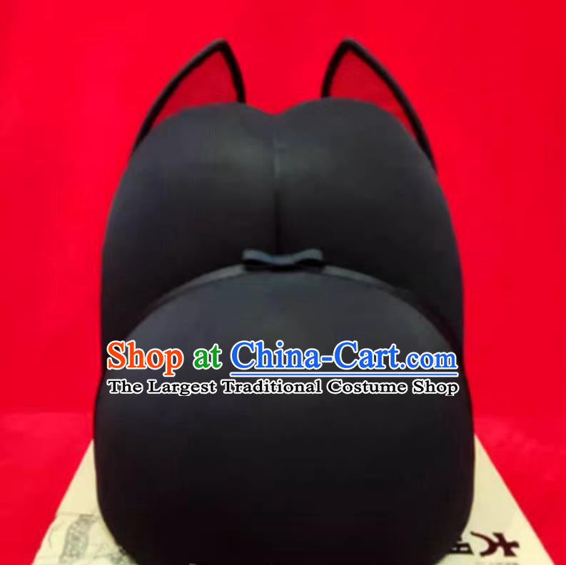 Early Ming Dynasty Black Gauze Folded Hat Yishan Crown Traditional Chinese Hanfu Headwear