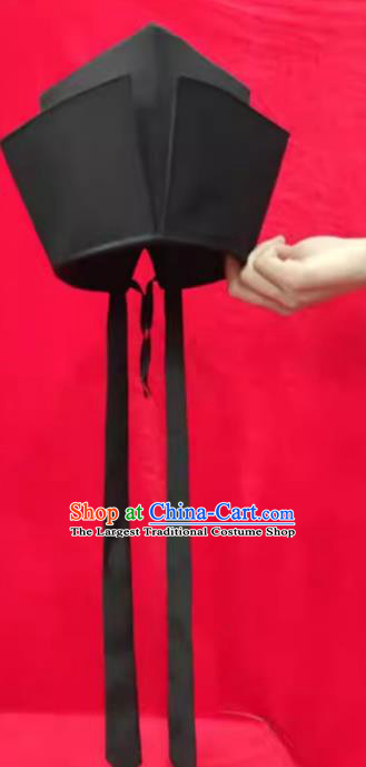 Song Dynasty Dongpo Hat Hanfu Headwear Scholar Official Headgear Traditional Chinese Accessory