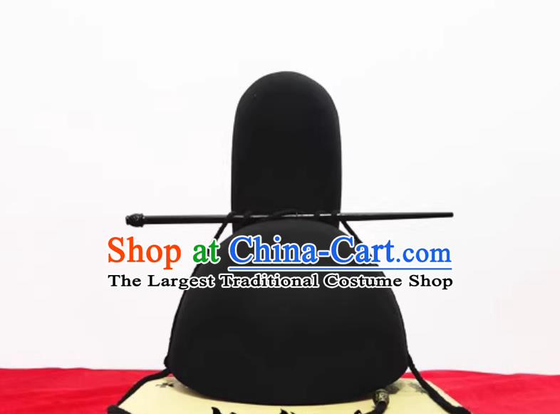 Han Dynasty Chuiying Crown Traditional Hanfu Headwear Ancient Chinese Official Sacrificial Ceremony Hat