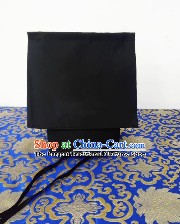 Ming Dynasty Daopao Hat Piaopiao Scarf Confucian Headwear Chunyang Taoist Hat Traditional Chinese Scholar Headpiece