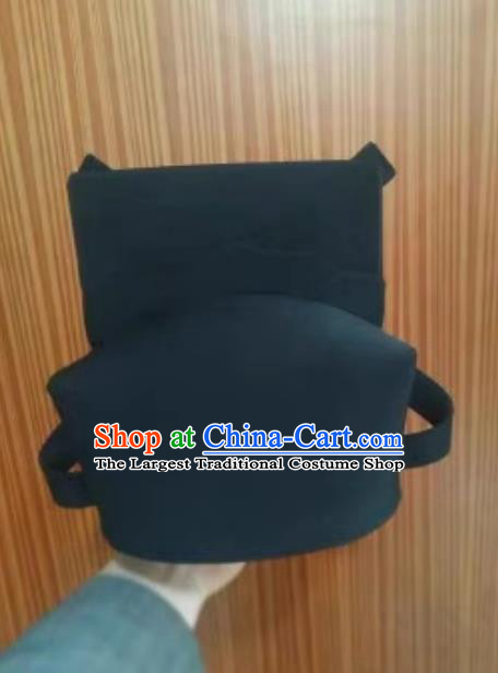 Song Dynasty Cross Foot Futou Hanfu Headwear Matching Round Collar Robe Traditional Chinese Official Hat