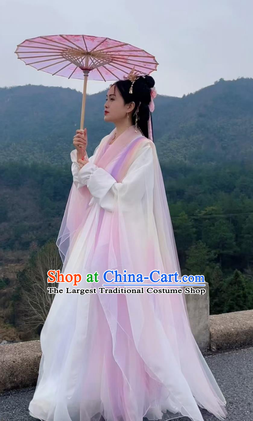 Traditional Chinese Costume Ancient Fairy Hanfu Dress Classical Dance Princess Clothing