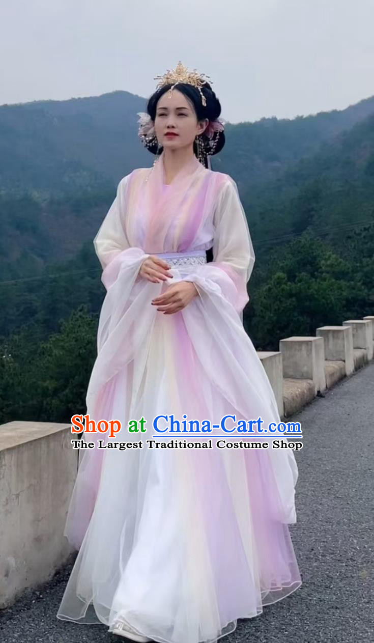 Traditional Chinese Costume Ancient Fairy Hanfu Dress Classical Dance Princess Clothing
