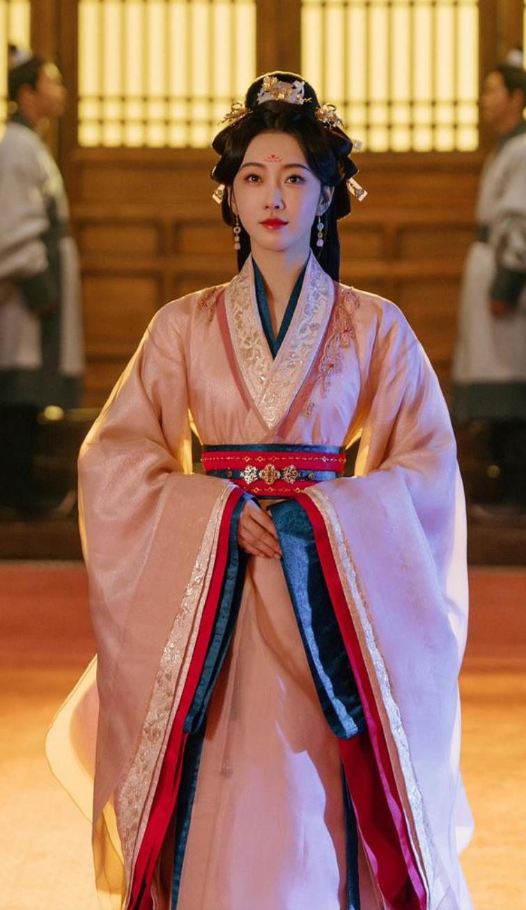 Pink Traditional Hanfu Dress Chinese Ancient Noble Woman Clothing TV Series The Prisoner Of Beauty Su E Huang Costume
