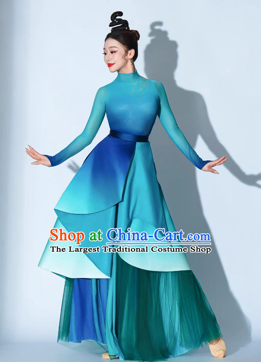 Chinese Spring Festival Gala Orchid Dance Costume Classical Dance Clothing Opening Dance Lead Dancer Dress