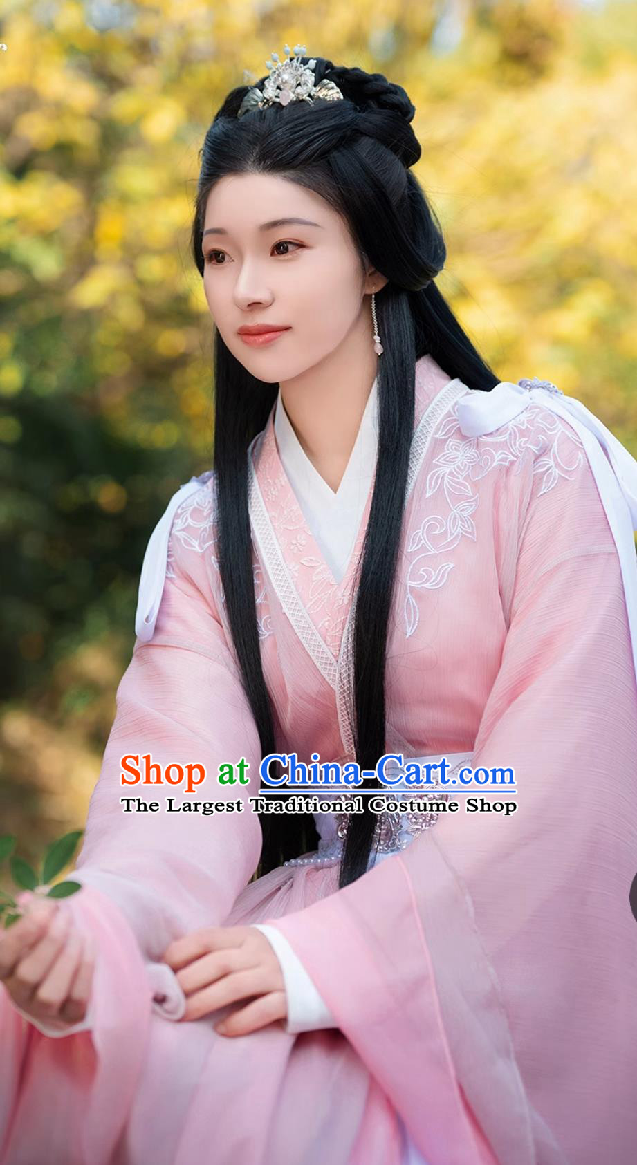 TV Series Mysterious Lotus Casebook Qiao Wanwan Pink Clothing Traditional Chinese Wuxia Drama Heroine Costume