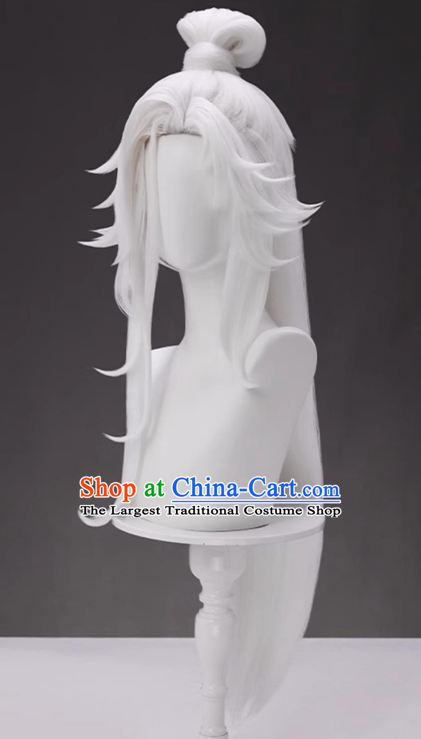 Honor Of Kings Mai Shiranui Flower Battle Cosplay Wig Simulated Scalp Corn Silk Strands Hair Halloween Hairpiece