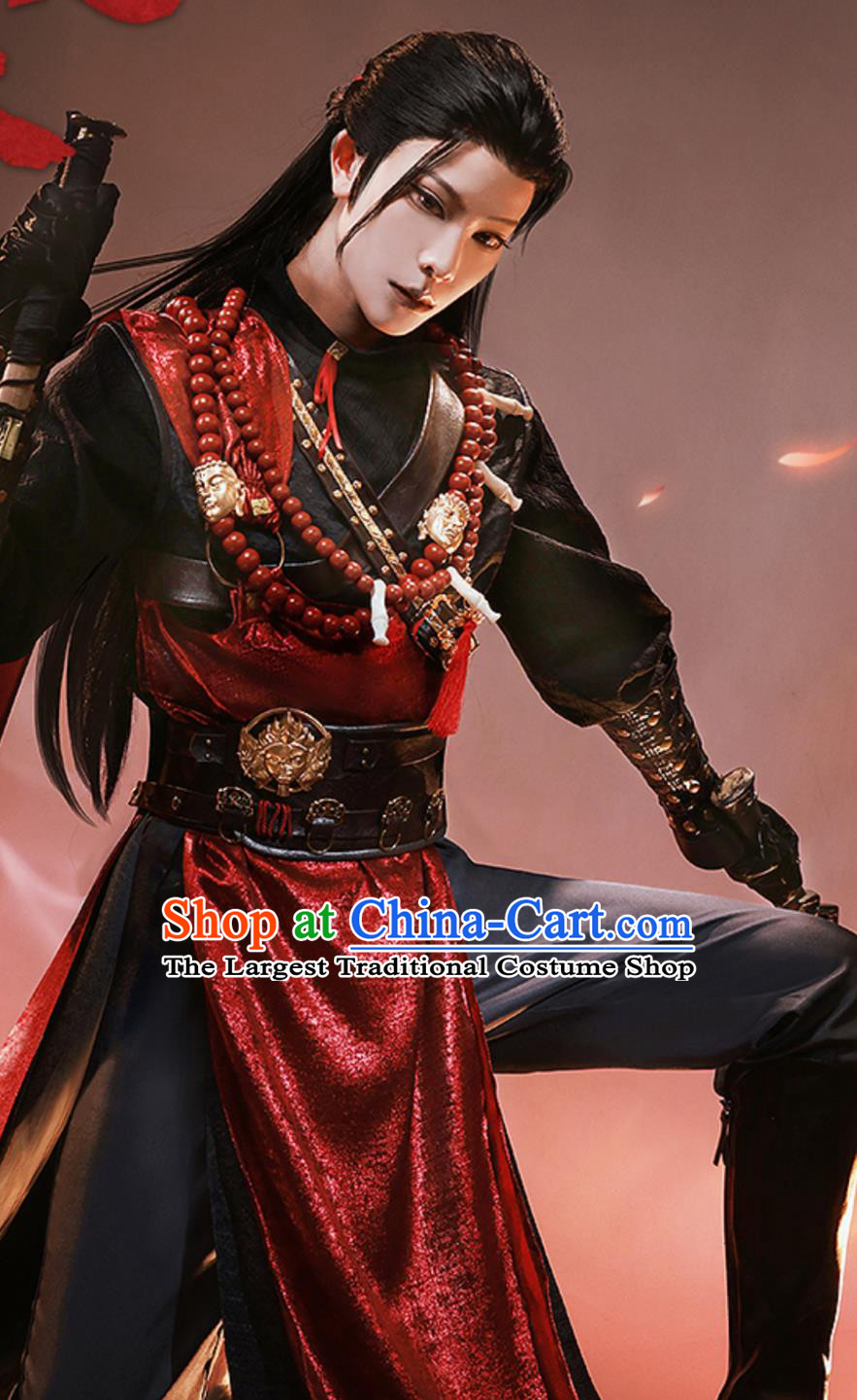 Where Winds Meet Cosplay Costume Third Watch Cosplay Game Outfit Mens Hanfu