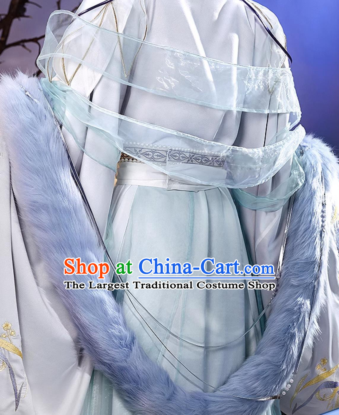 Code Name Yuan Cosplay Costume Zhang Miao Cosplay Outfit Ancient Chinese Style Game Hanfu Mens Wear Halloween Clothing