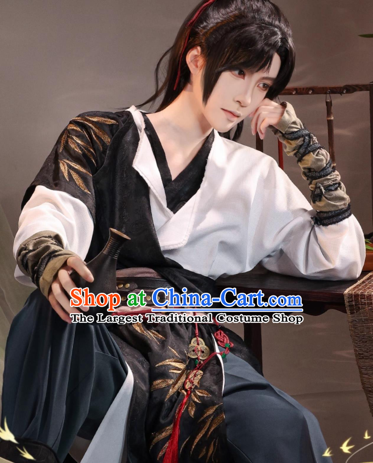 Where Winds Meet Cos Young Master Initial Cosplay Hanfu Ancient Style Outfit Halloween Costumes