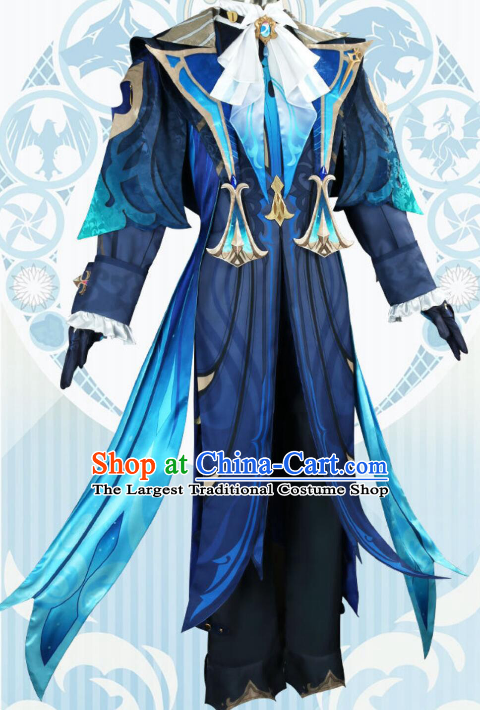 Special Custom Order of KeithGenshin Impact Cosplay Fontaine Series Chief Justice Neuvillette Anime Game ACG Costume Role Play Outfit
