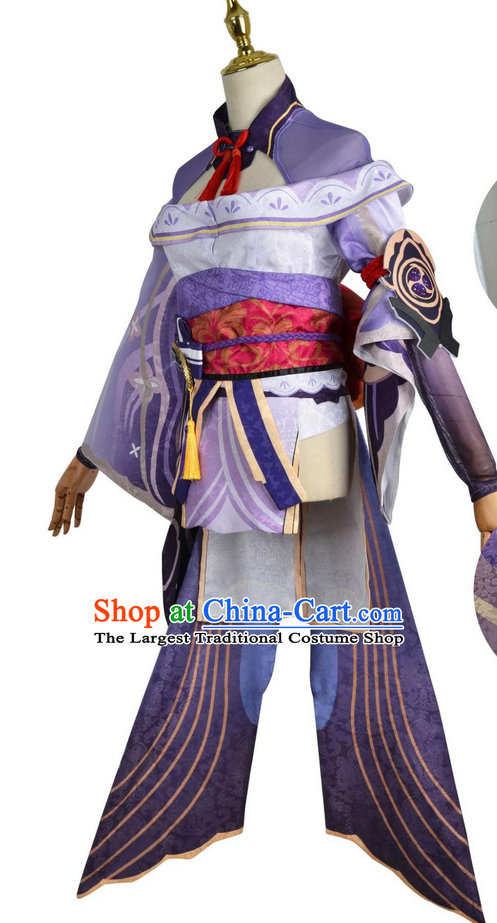 Genshin Impact Raiden Shogun Cosplay Costume Halloween Anime Game Clothing Human Form Raiden Ei Cosplay Outfit Full Set