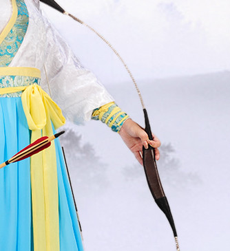 Chinese Traditional Black Archer Hanfu Uniform for Women