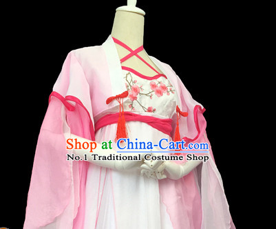 Chinese Ancient Legend Plum Blossom Fairy Costumes for Women
