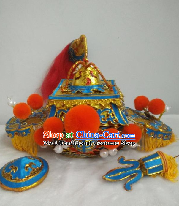 Chinese Traditional Opera Ethnic King Hat