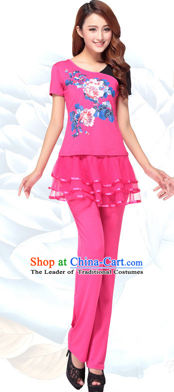 Chinese Style Modern Parade Costume Ideas Dancewear Supply Dance Wear Dance Clothes Suit