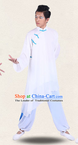 Chinese Traditional Classical Dance Costumes Dancewear and Headpieces Complete Set for Men